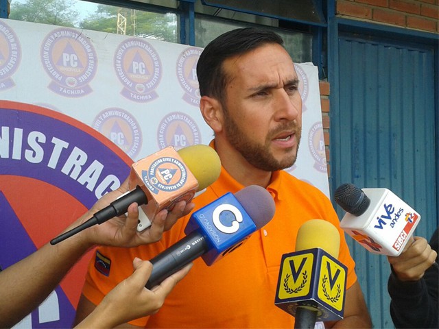 Yesnardo Canal, Director de Protección Civil Táchira.