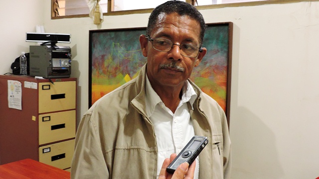 Marcos Corrales, coordinador de la Galería Manuel Osorio Velasco