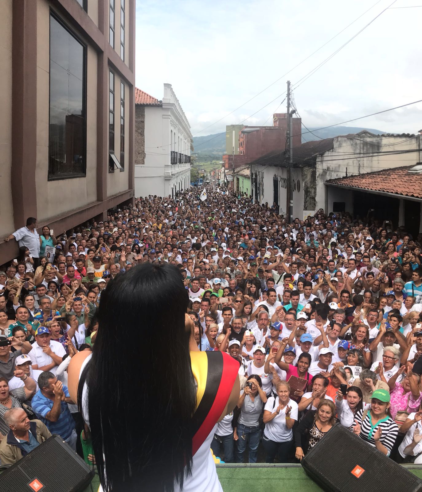 Laidy Gómez, gobernadora del estado Táchira. Foto: Prensa Laidy Gómez. 