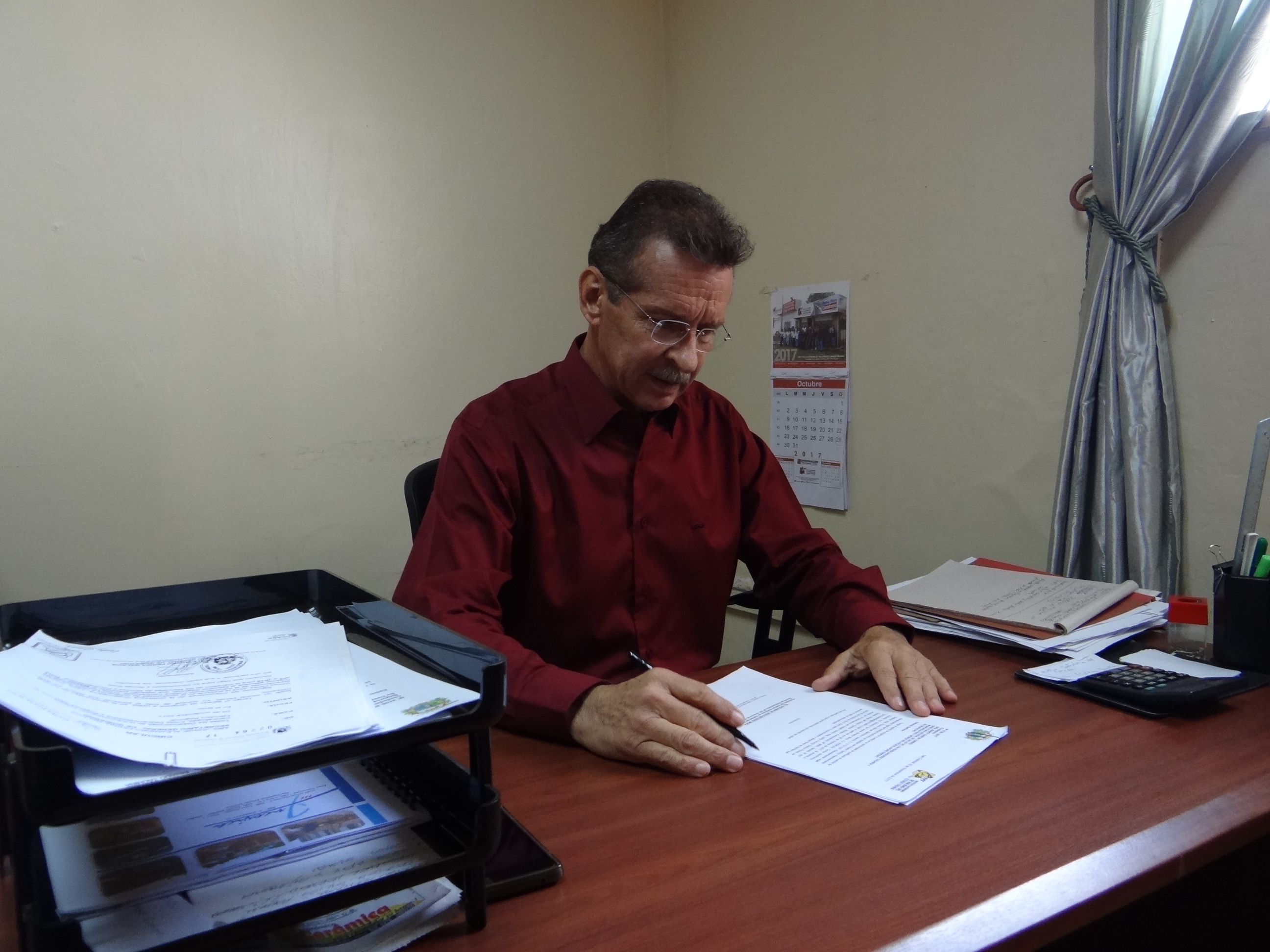 Giovanni Becerra, presidente del Instituto de Vialidad del estado Táchira. Foto: Prensa IVT. 