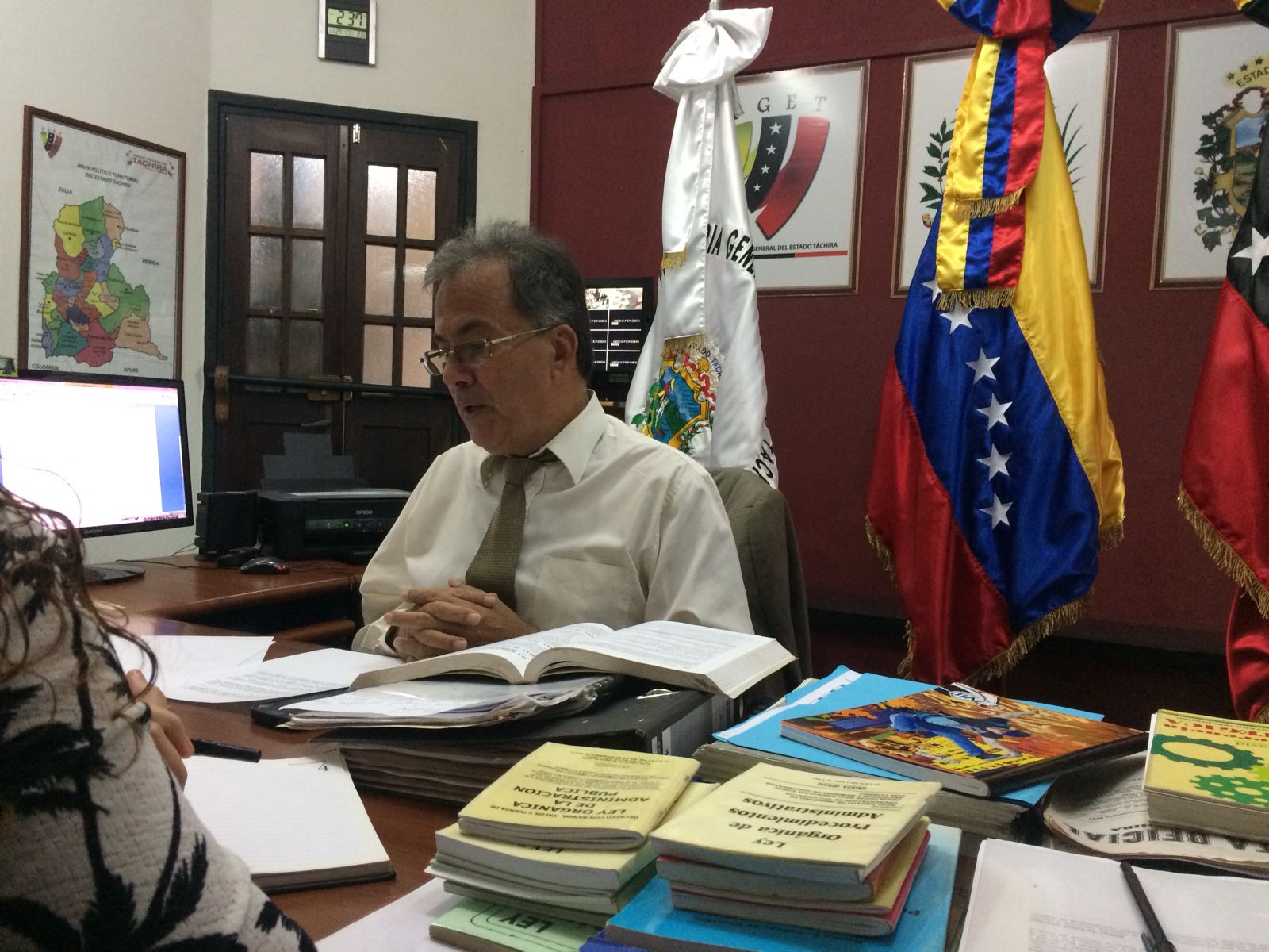 Julio César Hernández, procurador del estado Táchira. Foto: Yadira Quiroz. 
