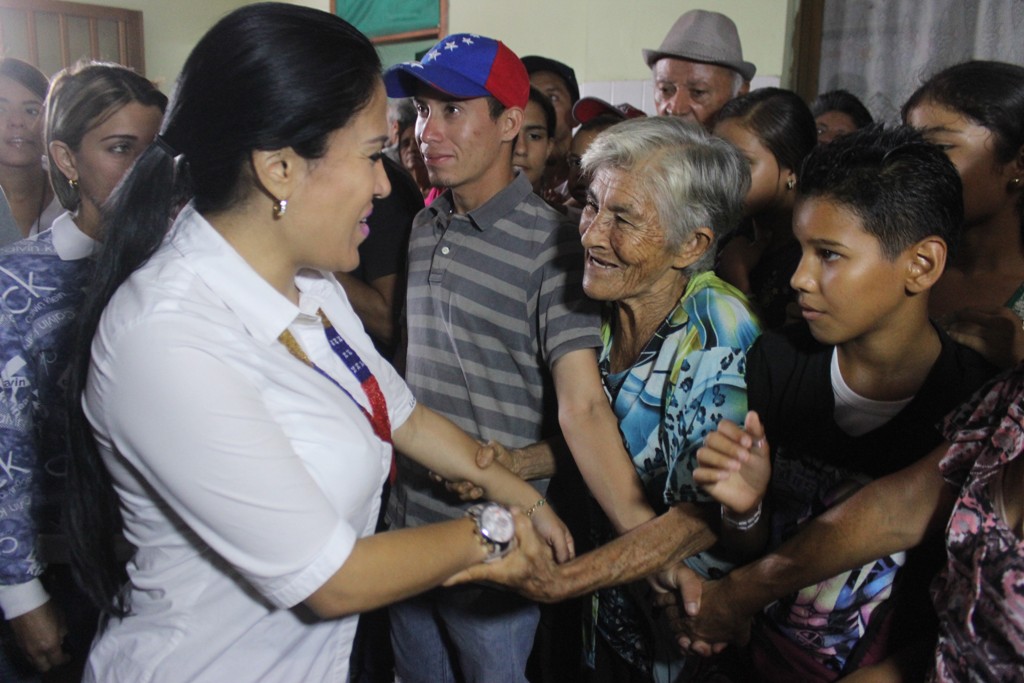 Laidy Gómez, gobernadora del estado Táchira. Foto: DIRCI - Gabriela Pernía. 