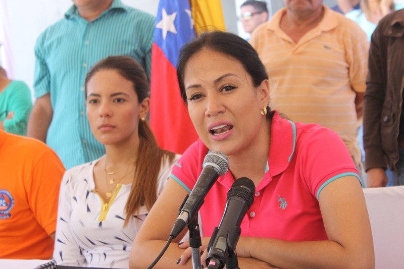 Laidy Gómez, Gobernadora del estado Táchira. Footo: Prensa DIRCI- Doris Hernández.