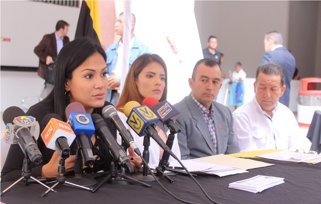 Laidy Gómez, gobernadora del estado Táchira. Foto: DIRCI - Gabriela Pernía.