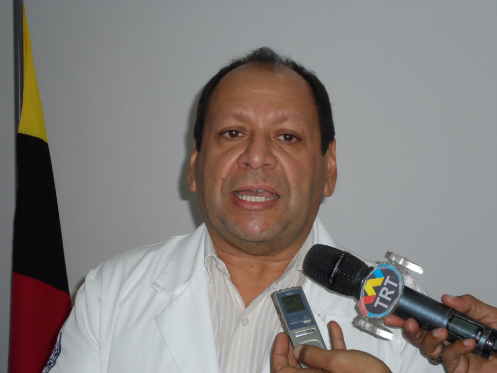 Renny Cárdenas, director del Hospital Central de San Cristóbal. Foto: Prensa HCSC. 