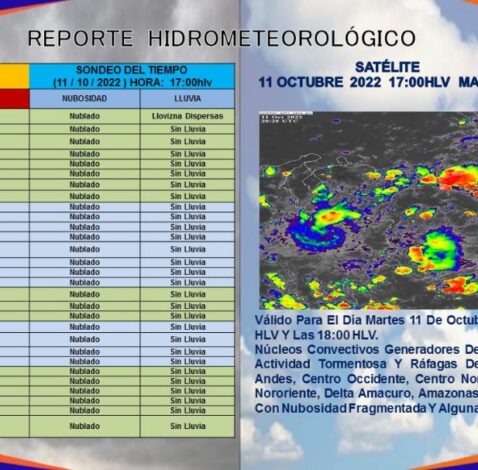 Activas Onda Tropical 43 y 44 con precipitaciones continuas