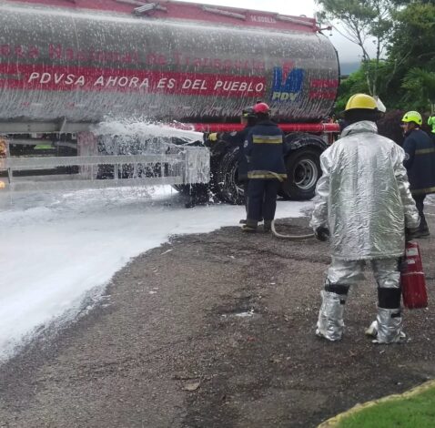 Protección Civil Táchira activó simulacro por derrame de combustible