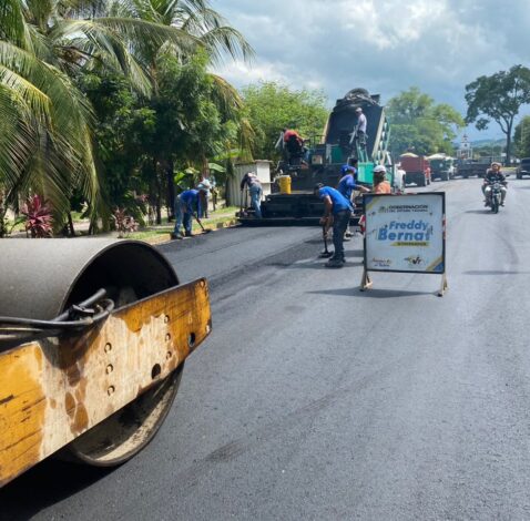 IVT: Más de 5 mil toneladas de asfalto colocadas en diversas vías del Táchira