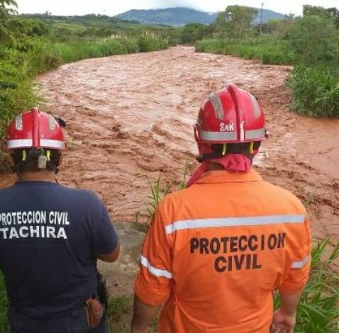 Tres municipios del Táchira afectados por las precipitaciones