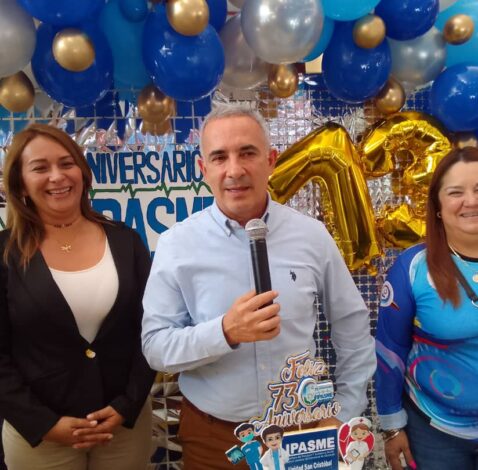 Más de 200 trabajadores del IPASME celebran 73 años de la institución