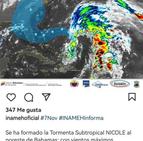 Seguirán presentándose precipitaciones en el Táchira
