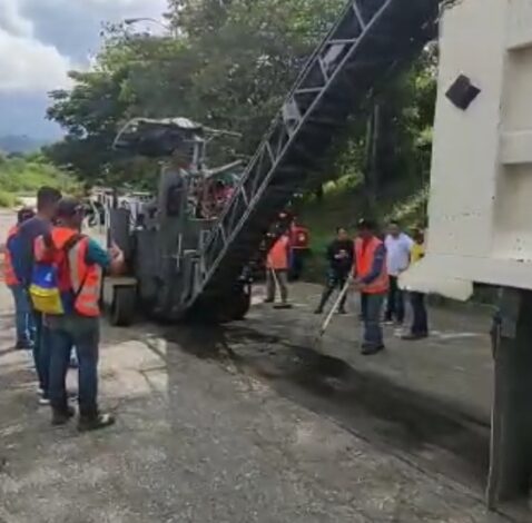 Continúan trabajos en Tramo 1 de la SC – La Fría