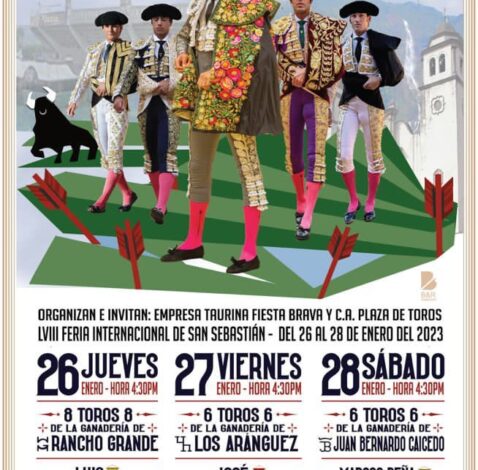 Presentan cartel taurino para la Feria Gigante de América 2023