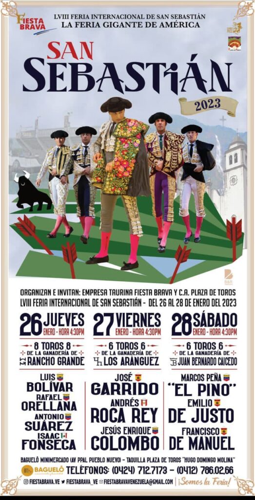 Presentan cartel taurino para la Feria Gigante de América 2023