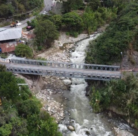 Bernal: “Recuperación del Puente La Quinta garantiza fluidez de los productos agrícolas y pecuarios”