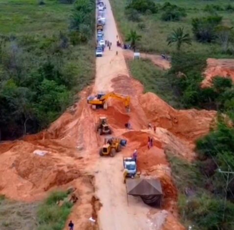 Avance de ejecución de trabajos en la Machiques – Colón