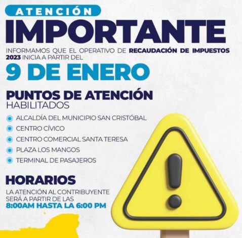 Inicia plan especial de recaudación tributaria en SC