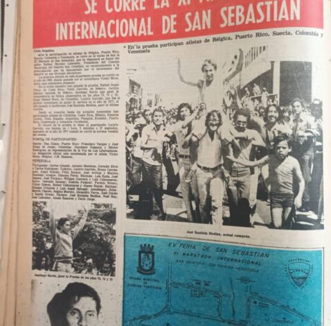 La historia de la Media Maratón San Sebastián se exhibe en la Hemeroteca de San Cristóbal