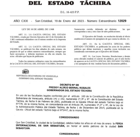 Decretan día de Júbilo No Laborable el jueves 26 y viernes 27 enero