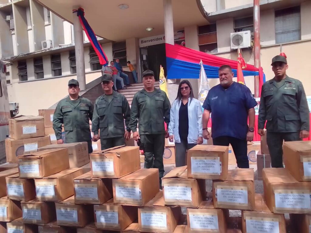 Hospital Central de San Cristóbal recibió dotación de insumos médicos