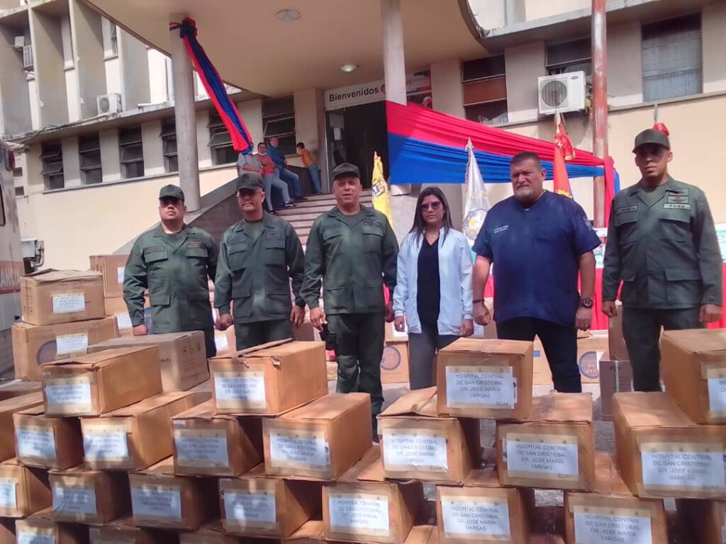 Hospital Central de San Cristóbal recibió dotación de insumos médicos