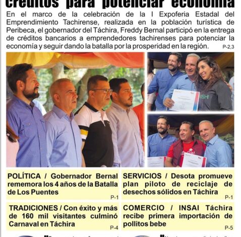 El INFORMATIVO TÁCHIRA – Edición No 26