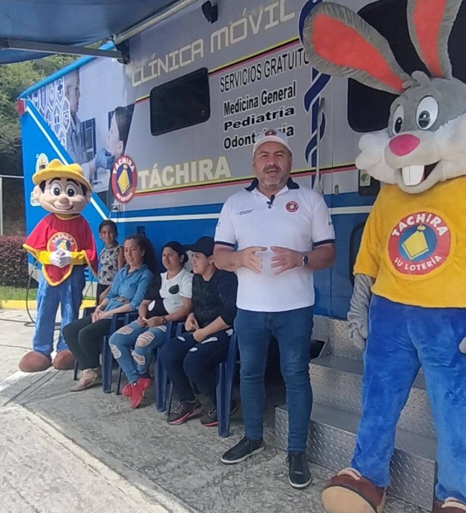 Clínicas móviles de Lotería del Táchira atienden a peregrinos