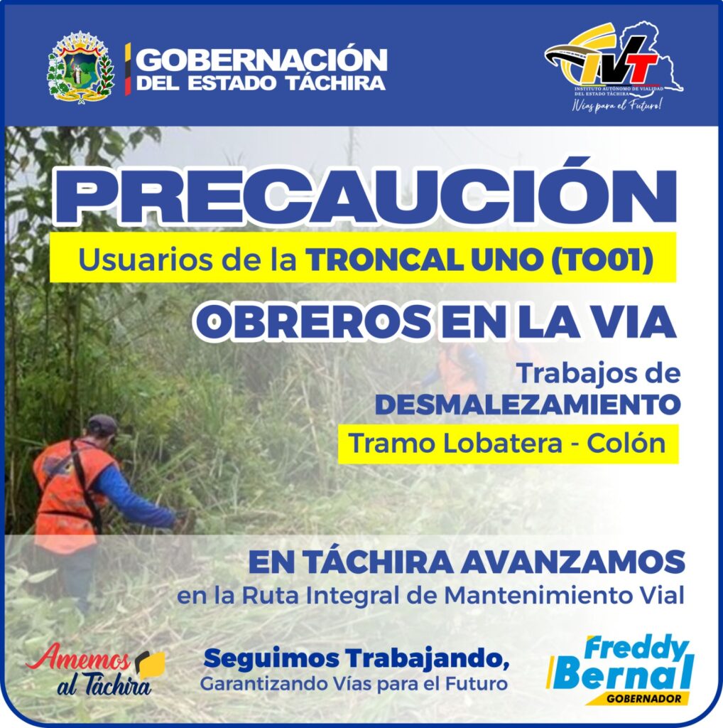 Trabajos de mantenimiento en la Lobatera - Colón