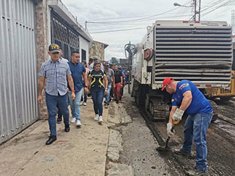 En San Antonio del Táchira avanzan trabajos de mejoramiento vial
